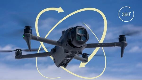 Capteurs 360 du DJI Mavic 4 Pro