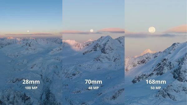 Triple camra du DJI Mavic 4 Pro