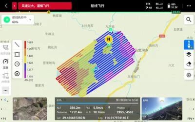 Cartographie tendue avec le drone DJI Matrice 400