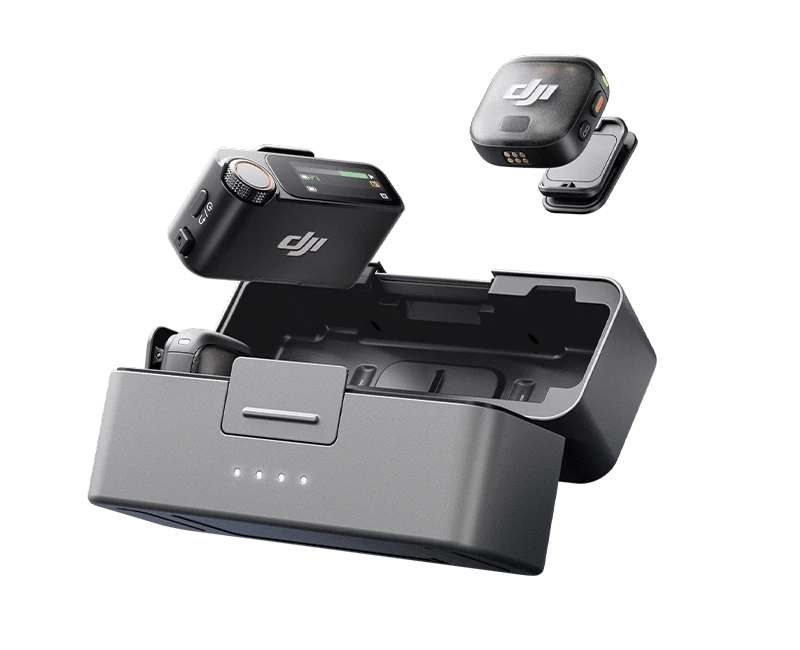 Systme DJI Mic 3 en vue clate