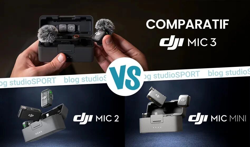 Article de blog DJI Mic 3 - comparatif