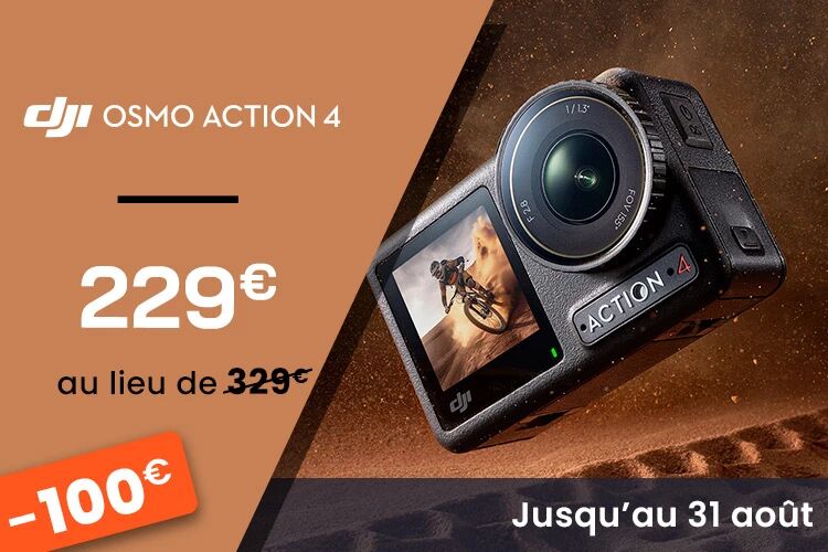 Promotion DJI Osmo Action 4<br />  