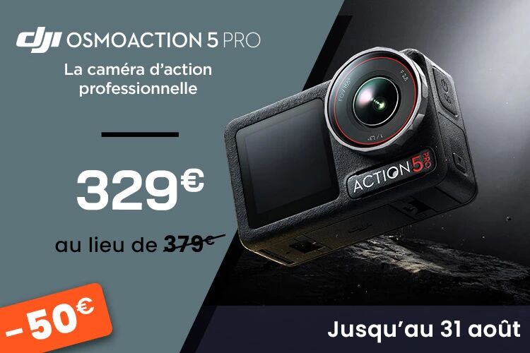 Promotion DJI Osmo Actio 5 Pro