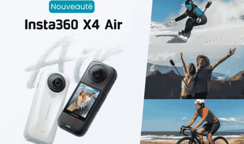 Bannire de prsentation article nouveauts Insta360 X4 Air
