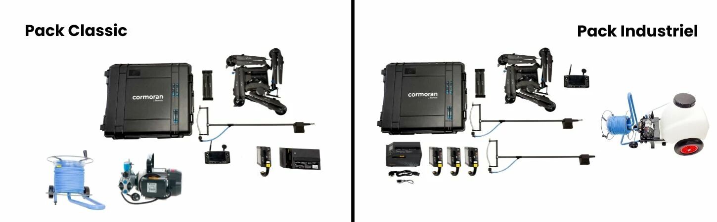 Drone Cormoran Deux versions pour des besoins différents.jpg Drone Cormoran Deux versions pour des besoins différents.jpg