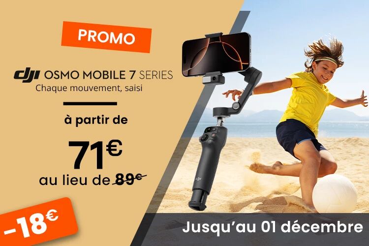 Promotion DJI Osmo mobile 7