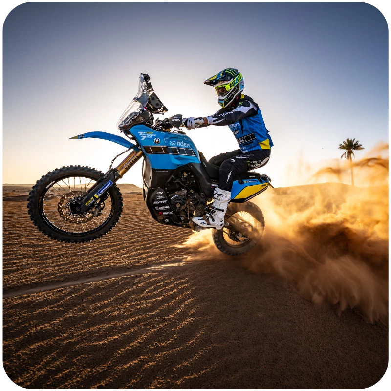 Partenaire T�n�r� Spirit Exp�rience - Moto et sable