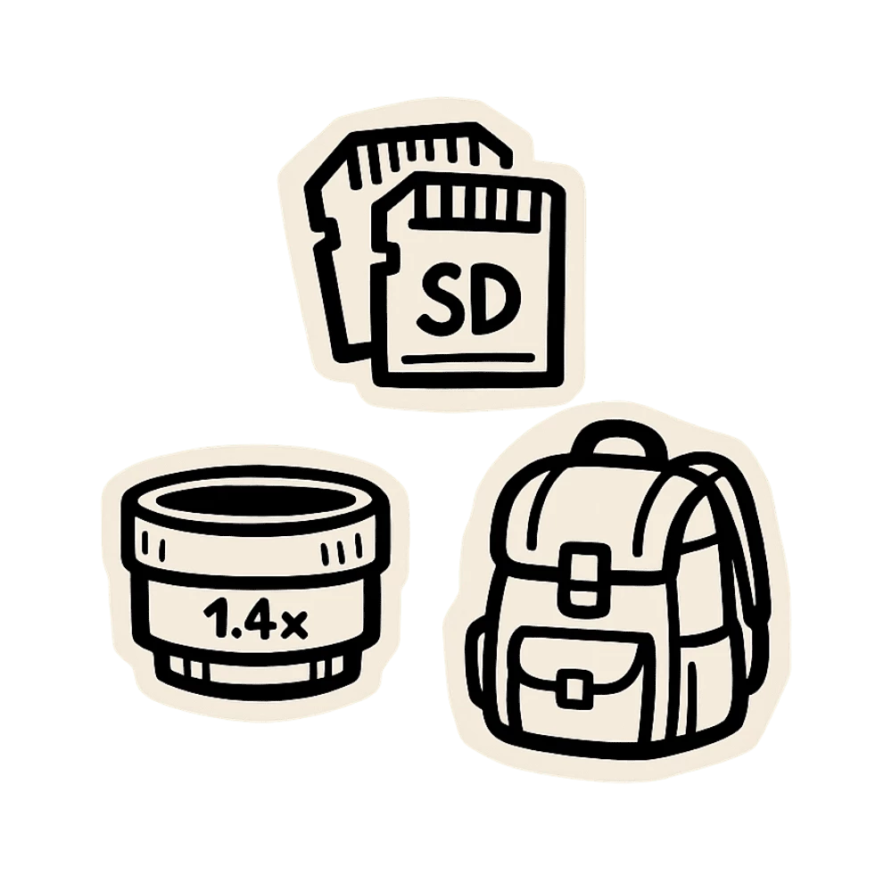 Pictogrammes accessoires photo et vid�o