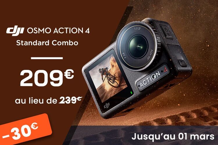 Promotion DJI Osmo Action 4 
