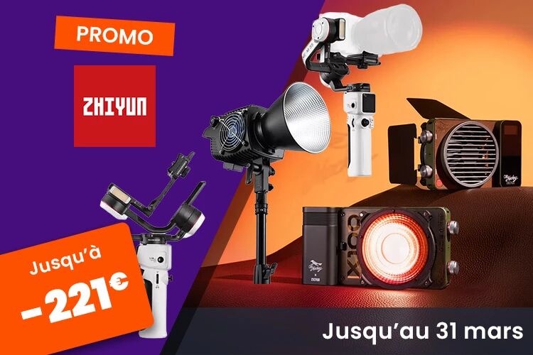 Promotions sur les produits Zhiyun