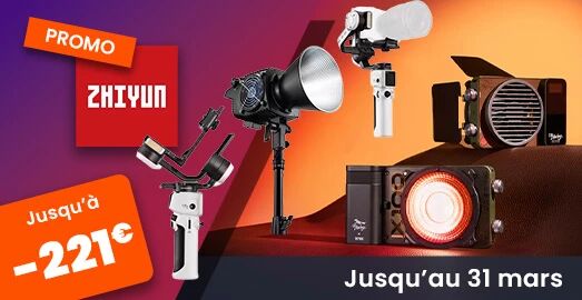 Promotions sur les produits Zhiyun