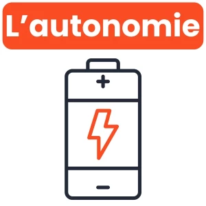 Pictogramme guide drone DJI - L'autonomie