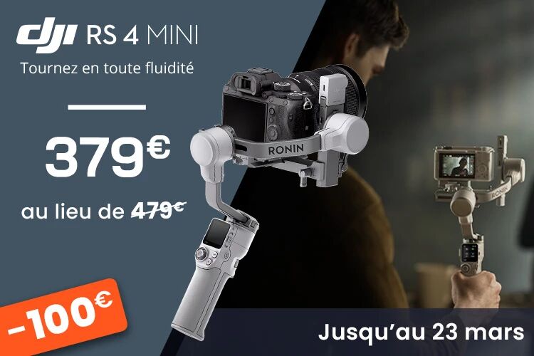 Promotion gamme DJI RS 4 Mini