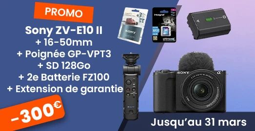 Promotion SONY ZV E10 II