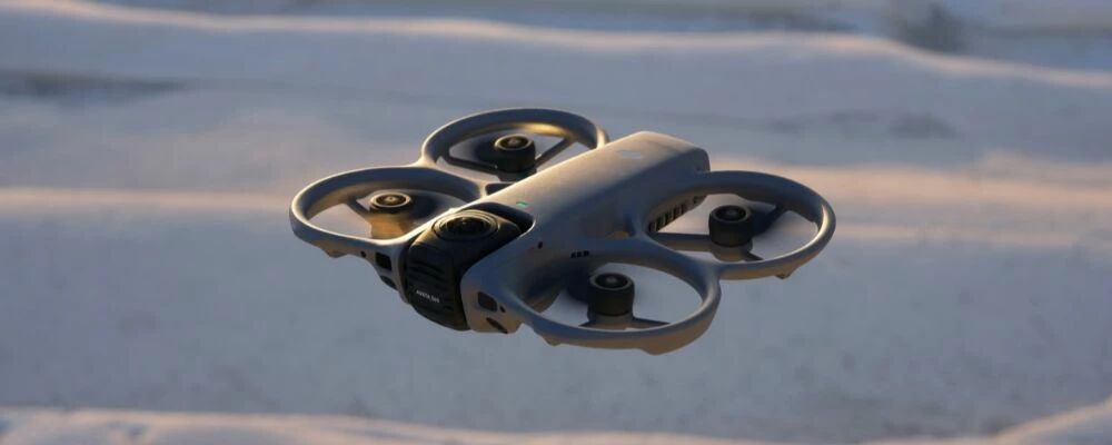 dji avata 360 gros plan drone