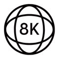 Pictogramme 8K