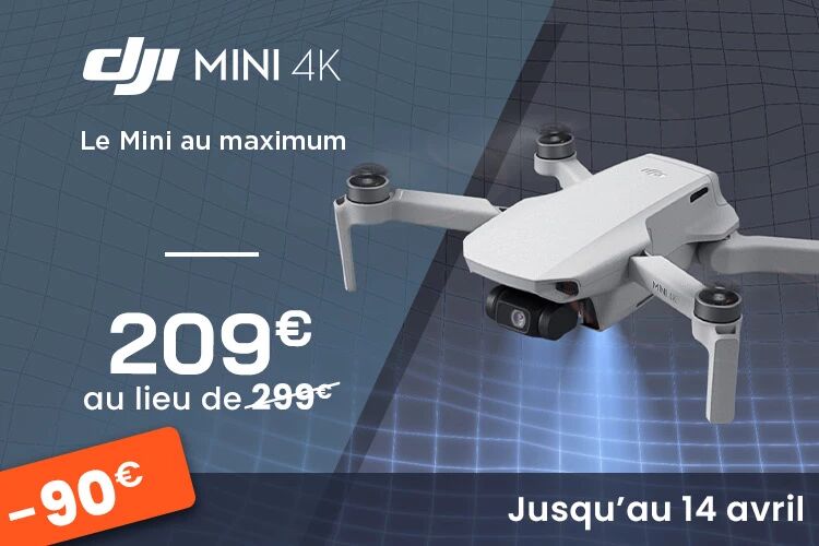 Promotions drone DJI Mini 4K