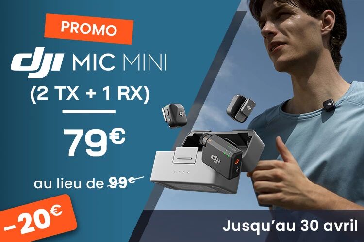 Promotion microphone DJI Mic Mini 2TX + 1RX
