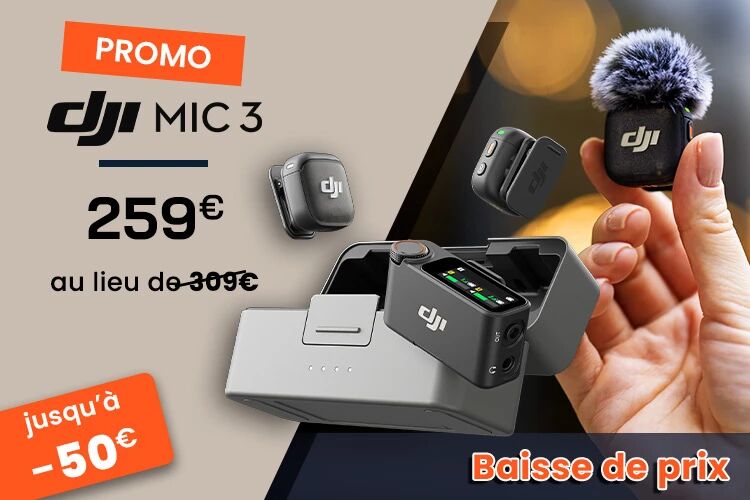 Baisse de prix DJI Mic 3