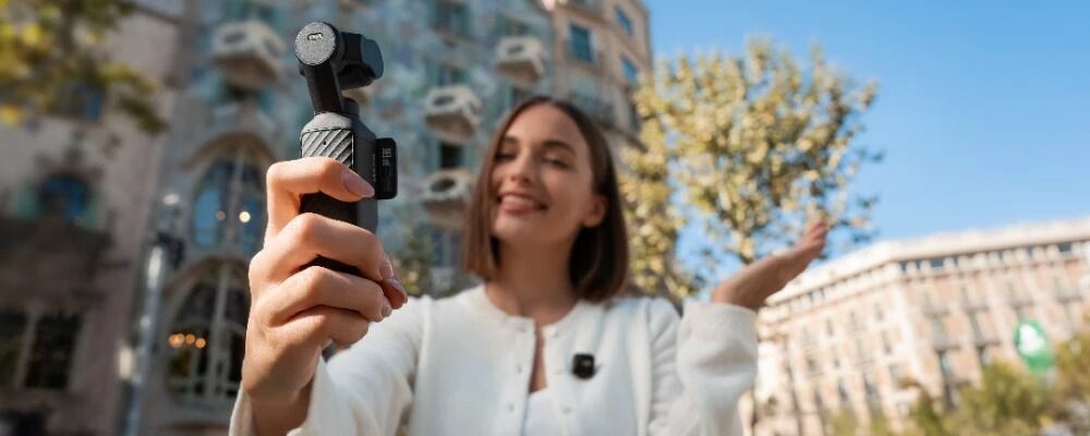 DJI Osmo Pocket 4 utilis&eacute; pour un vlog
