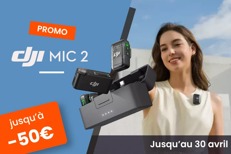 Promotion sur la gamme DJI Mic 2