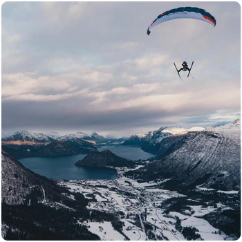 Noa Barrau en parapente