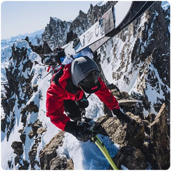 Noa Barrau sur une piste glac�e