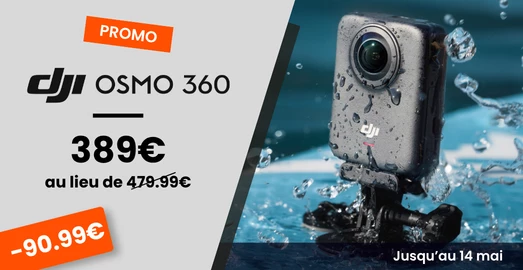 Offre sur la cam�ra DJI Osmo 360