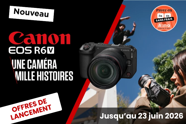 Offre de lancement Canon EOS R6V
