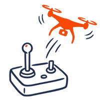 Pictogramme drone pour d�buter