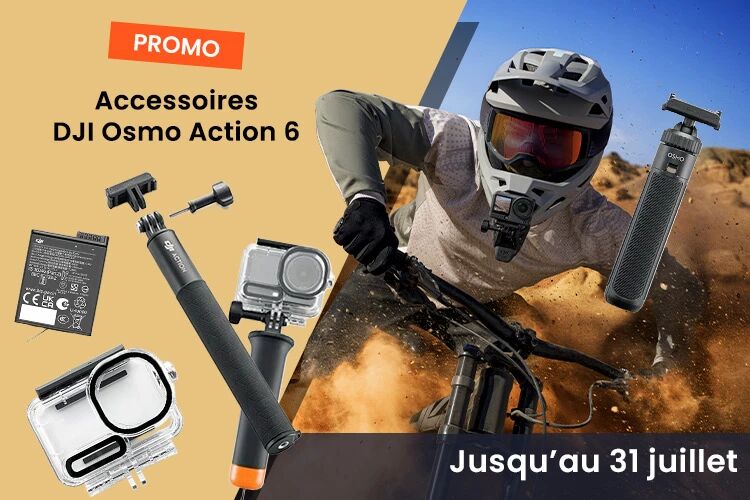 Promotion accessoires gamme DJI Osmo Action 6