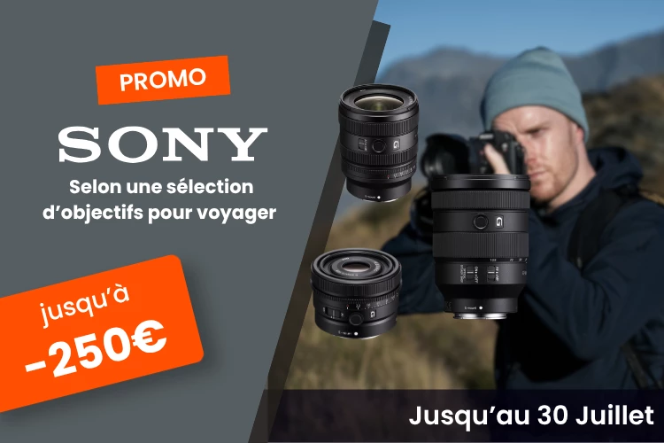 Promotion Sony objectifs