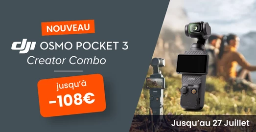 Jusqu'� -108� de r�duction sur DJI Osmo Pocket 3