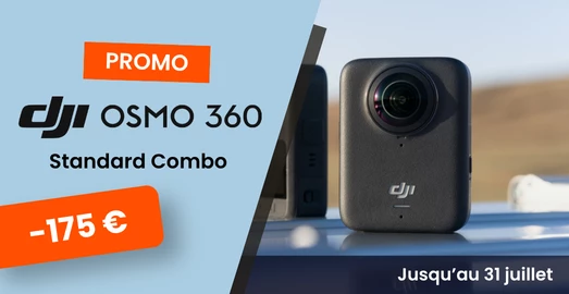 Promotion DJI Osmo 360 standard combo