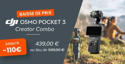 Baisse de prix DJI Osmo Pocket 3