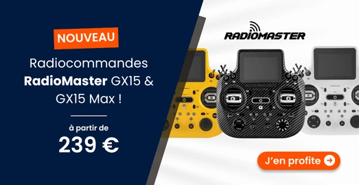 Nouvelles RadioMaster GX15 et GX15 Max 