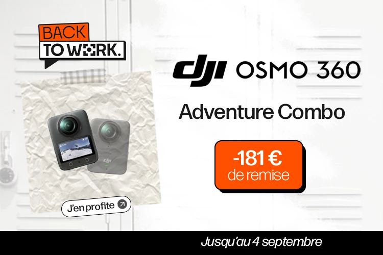 Promotion DJI Osmo 360 Adventure Combo