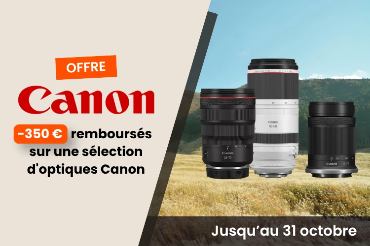 Offre de remboursement Canon