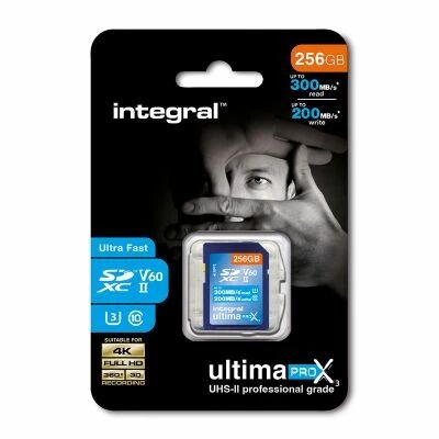 256GB SD CARD UHS-II U3 CL10 V60 UP TO R-300 W-200 MBS 