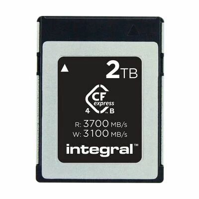 2TB CFEXPRESS CARD 4.0 / 3700 MB/S read, 3000 MB/s write, 800 MD/s Sutstained write speed 