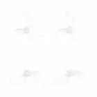 4 Hélices tripales 1219S (shaft 1mm) - GemFan