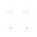 4 Hélices tripales 1219S (shaft 1mm) - GemFan