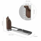 5265 L-Shape Mount Plate with Wooden Handle for FUJIFILM GFX100RF
