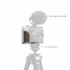 5265 L-Shape Mount Plate with Wooden Handle for FUJIFILM GFX100RF