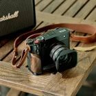 5265 L-Shape Mount Plate with Wooden Handle for FUJIFILM GFX100RF