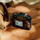 5265 L-Shape Mount Plate with Wooden Handle for FUJIFILM GFX100RF
