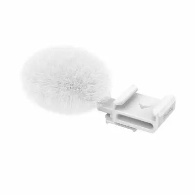 Adaptateur cold shoe 4734 avec bonnette anti vent (blanc) pour appareils photo Sony srie ZV - SmallRig
