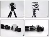 Adaptateur de fixation trépied pour actioncam - Puluz