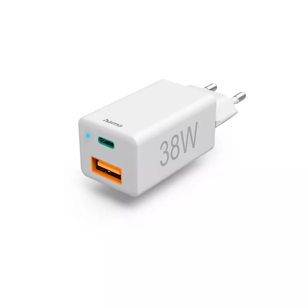 Adaptateur secteur rapide Hama USB Type-C & USB-A 38 W (chargeur)