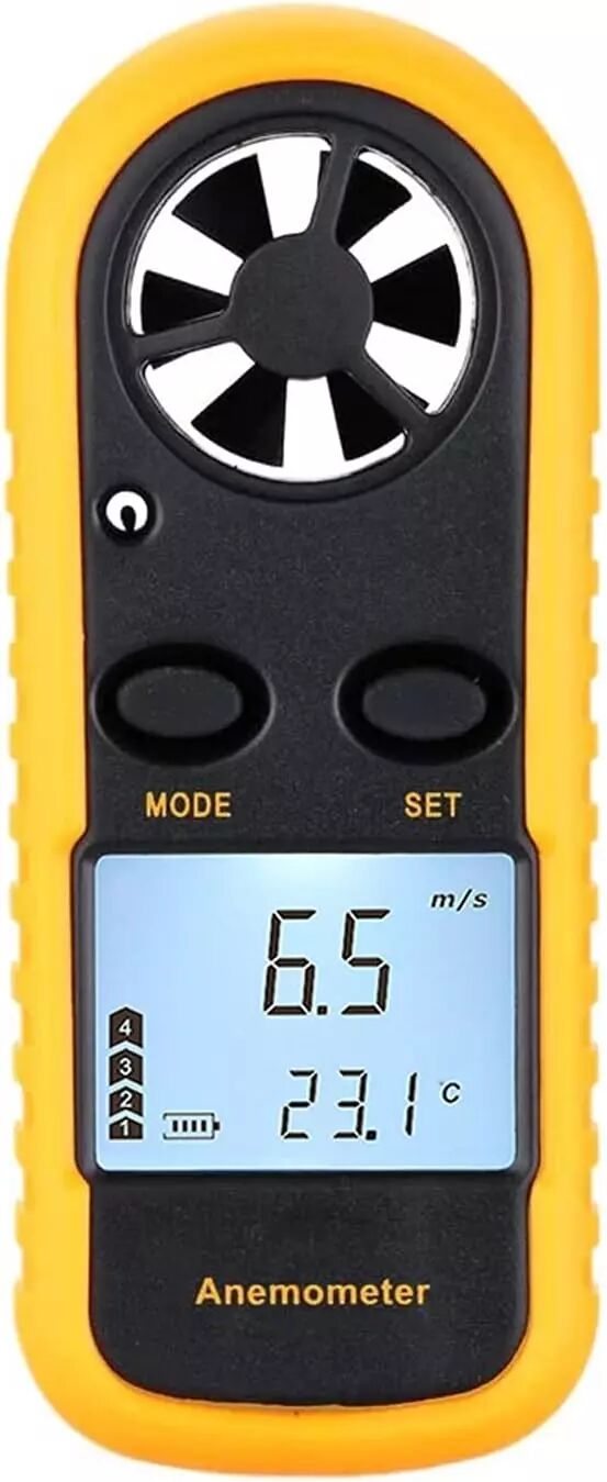 Anémomètre numérique avec écran